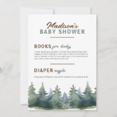 Invitation Notre plus grand Baby shower d'ours de maman (Dos)