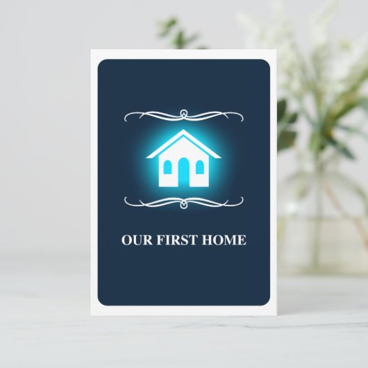 Invitation notre première maison (mod home) (Debout devant)