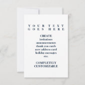 Invitation notre première maison (mod home) (Dos)