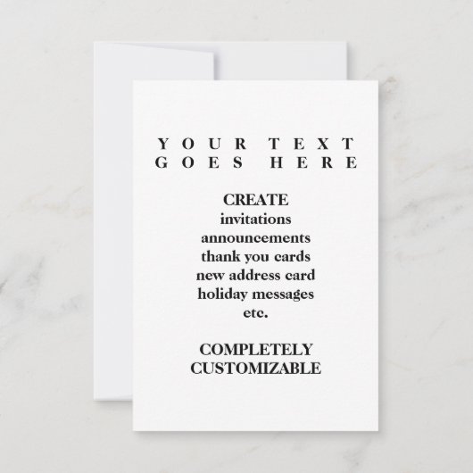 Invitation notre première maison (mod noir et blanc) (Dos)