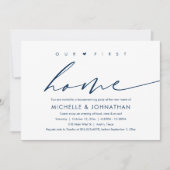 Invitation Notre première nouvelle maison, Fête de la Fête du (Devant)