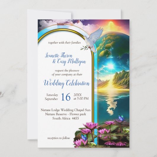 Invitation Notre soleil est une étoile et un foie (Devant)