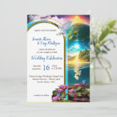 Invitation Notre soleil est une étoile et un foie (Debout devant)