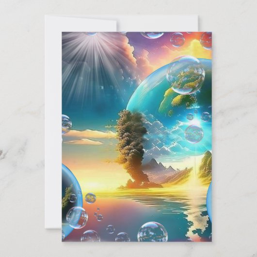 Invitation Notre soleil est une étoile et un foie (Dos)