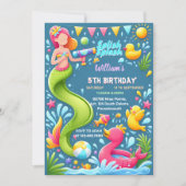 Invitation Notre Water Park Cool Été splaspad 1er anniversair (Devant)