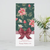 Invitation Noué Avec Un Ruban (Debout devant)