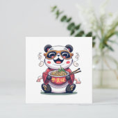 Invitation Nouilles de Panda (Debout devant)