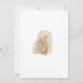 Invitation Nourrisson Boho Virtuel Neutre Genre Mobile Baby S (Dos)