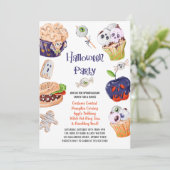 Invitation Nourriture de la fête d'Halloween et amusant Spota (Debout devant)
