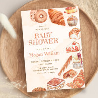 Nourriture pain pâtisserie art baby shower