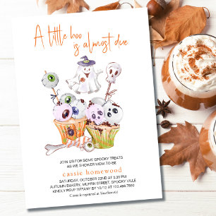 Invitation Nourriture pour fête d'Halloween Little Boo Baby S