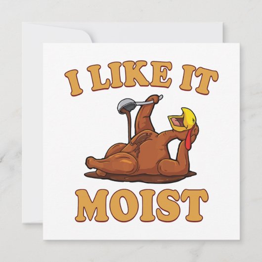 Invitation Nourritures drôles de Thanksgiving Famille Groupe  (Dos)