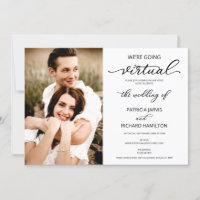 Nous allons au mariage social virtuel photo invita