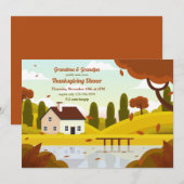 Invitation Nous allons chez grand-mère  (Devant / Derrière)