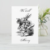 Invitation Nous allons nous marier – Annonce du mariage (Debout devant)
