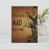 Invitation Nous aurons un ancien fol ! (Chapelier fou) (Debout devant)