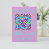 Invitation Nous avons bougé ! lignes vides 1 (Debout devant)