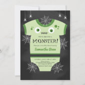 Invitation Nous avons créé une douche de bébé monstre (Devant)