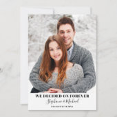 Invitation Nous Avons Décidé D'Annonces De Fiançailles De Pho (Devant)