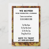 Invitation Nous avons déménagé à la maison Bénédiction d'une  (Devant)