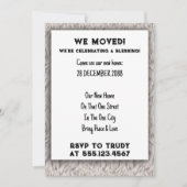 Invitation Nous avons déménagé à la maison Bénédiction d'une (Devant)