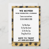 Invitation Nous avons déménagé à la maison Bénédiction d'une  (Devant)