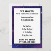 Invitation Nous avons déménagé à la maison Bénédiction d'une  (Devant)