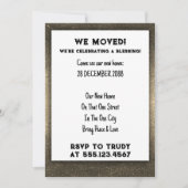 Invitation Nous avons déménagé à la maison Bénédiction d'une  (Devant)