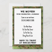 Invitation Nous avons déménagé à la maison Bénédiction Maison (Devant)