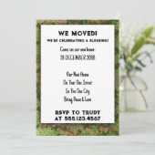 Invitation Nous avons déménagé à la maison Bénédiction Maison (Debout devant)