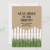 Invitation Nous avons déménagé à l'annonce de la clôture de l (Devant)