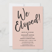 Invitation Nous Avons Échappé ! Fête du Mariage décontracté B (Devant)