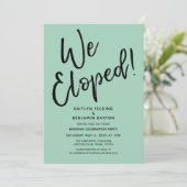 Invitation Nous Avons Échappé ! Fête du Mariage décontracté G (Debout devant)