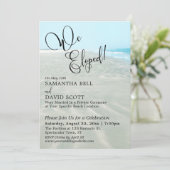 Invitation Nous Avons Échappé ! Ripplpled Sand Aqua Water Bea (Debout devant)