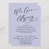 Invitation Nous Avons Été En Train De Célébrer, Simple Lavand (Devant / Derrière)