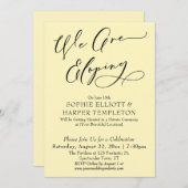 Invitation Nous Avons Été En Train De Célébrer, Simple Pale Y (Devant / Derrière)