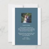Invitation Nous Avons Fait Elopement Photo (Dos)