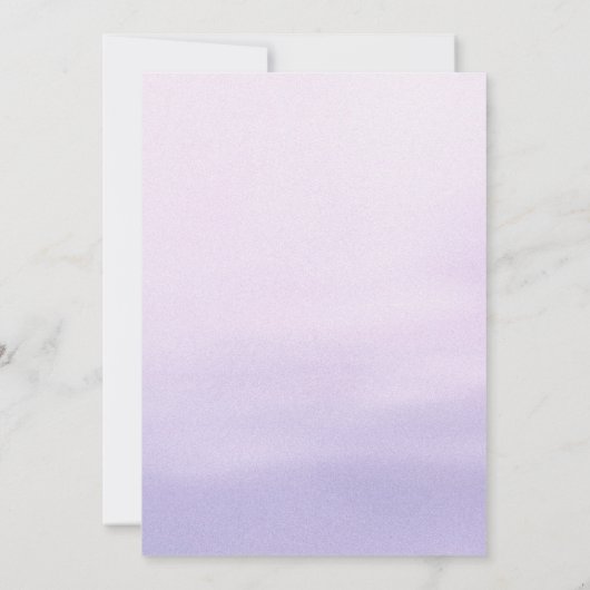 Invitation Nous Avons Fait Nous Avons Elopé Mariage Réception (Dos)