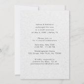 Invitation Nous avons fait Nous avons fait Nous nous sommes e (Dos)