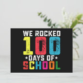 Invitation Nous avons foulé 100 jours d'enseignant étudiant (Debout devant)