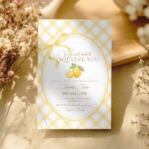 Invitation Nous avons hâte de vous serrer Baby Shower Neutre