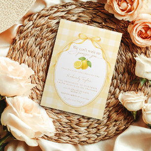 Invitation Nous avons hâte de vous serrer dans nos bras Baby