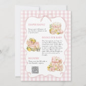 Invitation Nous avons hâte de vous serrer dans nos bras Bébé  (Dos)