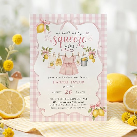 Invitation Nous avons hâte de vous serrer dans nos bras Bébé 