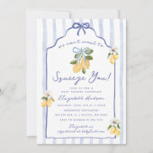 Invitation Nous avons hâte de vous serrer dans nos bras Bébé (Devant)