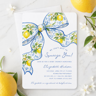 Invitation Nous avons hâte de vous serrer dans nos bras Lemon