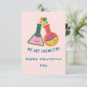 Invitation Nous avons la chimie Saint Valentin (Debout devant)