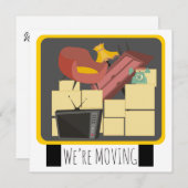 Invitation Nous Avons Le Parti Du Déplacement (Devant / Derrière)