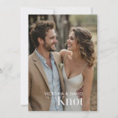 Invitation Nous Avons Lié L'Éclopement Du Noeud / Réception D (Dos)