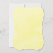 Invitation Nous Avons Marié Citrons Vert Mariage Elopement (Dos)